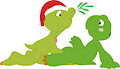 Franklin under the mistletoe by Superporygon