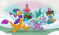 Holiday Dragons! by Foxlover91