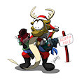 Corona and Perseus visit...Santa?