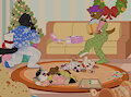 Christmas card game aftermath