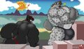Flexing Hike by C-Trigger, colored by me by CashewLou