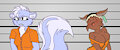 Keesha and Sally Strong go to prison by ElkRotic