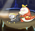 Jangmo-o And Fuecoco Love
