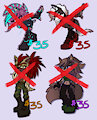 CLOSED: Adoptables 0/4 remain