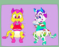Milky Kitty Sisters -By ArtieCanvas-