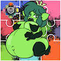 Puzzle Piece 2023: Princess Kiwi by Puzzlegoblin