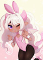 Happy new year 🐰🐰🐰!! by Clara