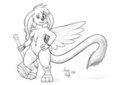 Sketchbook 03 - Tiko rashi by LadyFuzztail