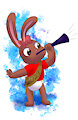 Amy Bunny's New Year's Card 2023 by CoffeehoundJoe
