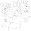 Chonk bunny mom