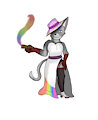 Lady nyan cat