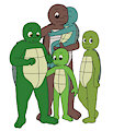 turtles - father and sons