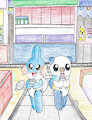 Walking at The Festival -By PiplupSTARSCommander-
