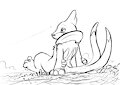 Buizel Beach Time by Tyrnn