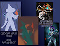Choose your pose YCH - Black Magicks