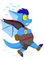 Imp The Tiefling - Flight Mode by AsherTye