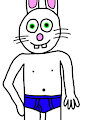Miles The Rabbit in Sleepwear/Underwear 2023