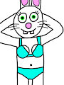 Sara The Rabbit in Sleepwear/Underwear 2023