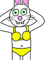 Sara The Rabbit in Swimwear 2023