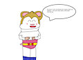 Pashmina Showing Her Hamha Girl Cosplay