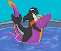 Dragon pool float by RathkinStealthwing