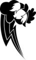 Cutie Mark Silhouette Gift Art (Rainbow Dash) by sexychickennugget