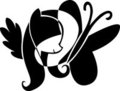 Cutie Mark Silhouette Gift Art (Fluttershy)