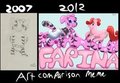 2007-2012 Art Comparison Meme