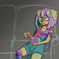 dog who smokes weed type image by hellpuppy666