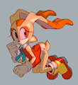 Rabbit girl by RokkerTH