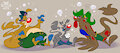 Tipsy sea kahunas!