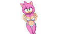Amy coquetea a Sonic DESNUDA by AngelDeLaVerdad