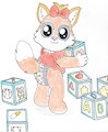 Belle's Playtime Wtih Blockies -By StarstormPonyRider-