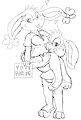 Babs and buster sketch