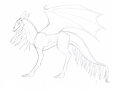 Skeletal Dragon Sketch