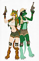 Ladies with pistols~