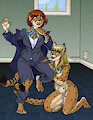 Office Cats by Darcsyde