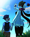 Meowscarada n Trainer by Marmore