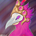 Festival queen Anivia head commission 🤙🐦 by UrefuNest