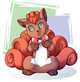 Posing Vulpix - request by n0rthp34r