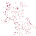 Alfonso and Goose by n0rthp34r