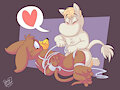 Snorkmaiden tying up Sniff [RoareyRaccoon] by Triax7