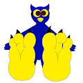 Sean Gibbs Jr. is showing his owl feet by SonnyOwl