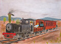 Indian Mongoose Operating a Train
