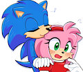 Sonic tasting a strawberry?