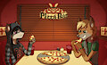 Dinner at Pizza Bat