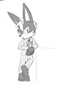 Sonic Suit Raffle Sketch: Synth by MidnightMuser