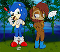 Sonic/Alicia commission- 1-25-2023 by UltraSonic