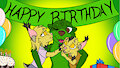 (Very very VERY belated) Happy Birthday Pickles by Autumnbear