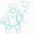Magical girly boy Gaki